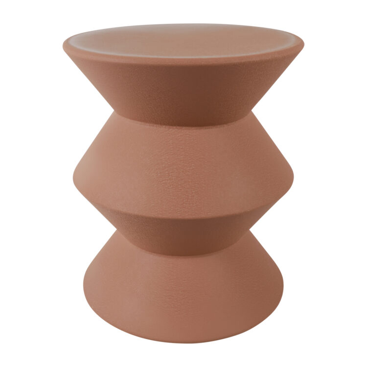 Beauty Home Τραπέζι βοηθ.μεταλ.terracotta 37