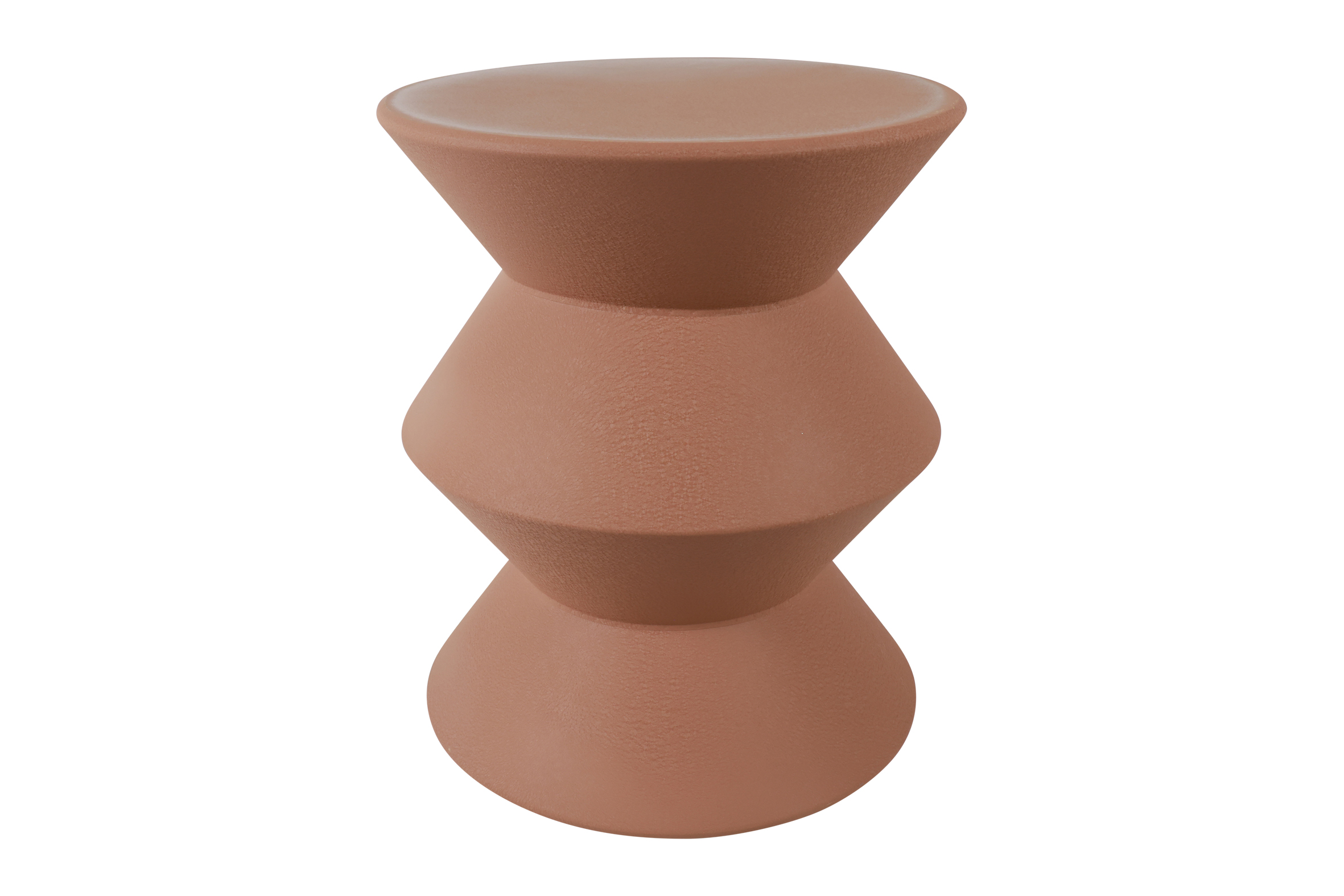Beauty Home Τραπέζι βοηθ.μεταλ.terracotta 37
