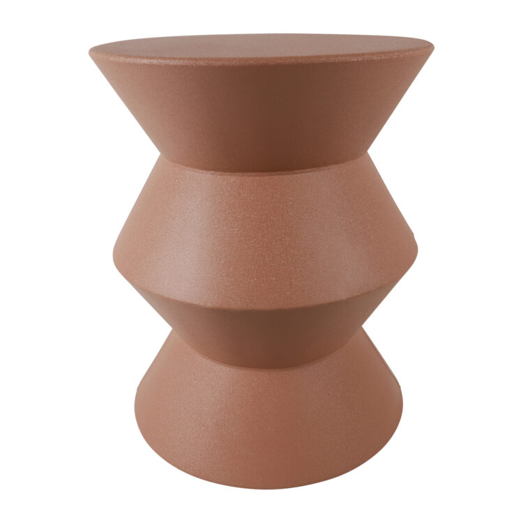 Beauty Home Τραπέζι βοηθ.μεταλ.terracotta 47