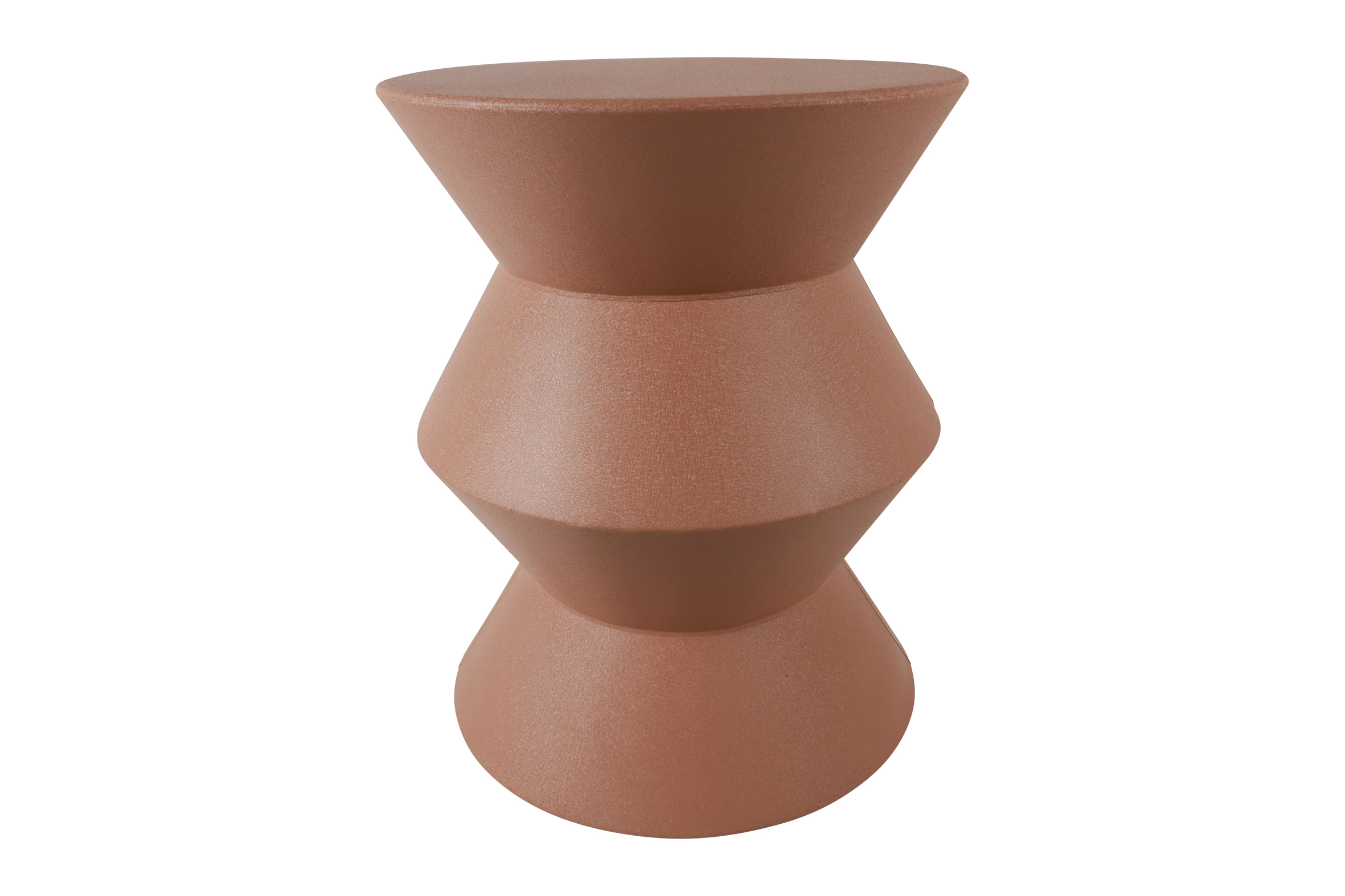 Beauty Home Τραπέζι βοηθ.μεταλ.terracotta 47